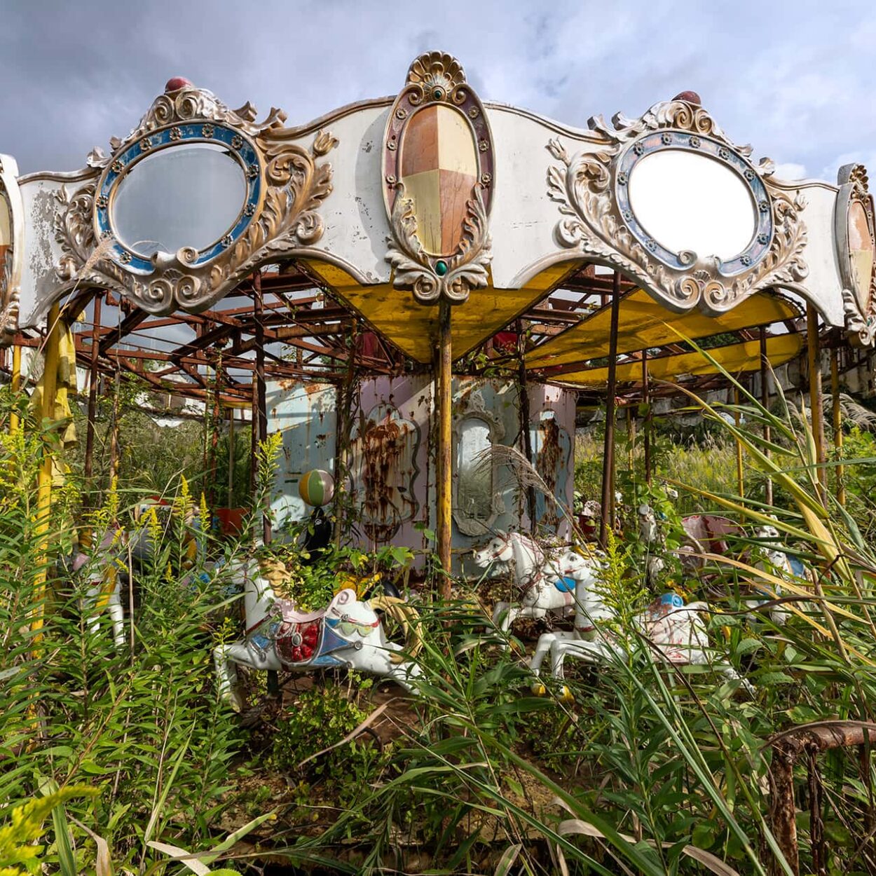 haikyo-urbex-japon-exploration-abandon-manège-nature